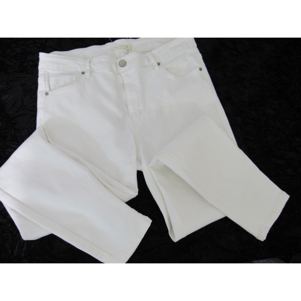 Unpublished Women White Cotton‎ Stretch Skinny Jeans 31W